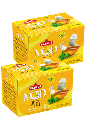 MOD Limon Etkisi Bardak Poşet Çay 2x20 40gr. İkili Paket