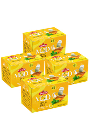 MOD Limon Etkisi Bardak Poşet Çay 2x20 40gr. Dörtlü Paket