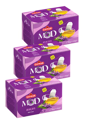 MOD Ada Çayı Bardak Poşet Çay 2x20 40gr. Üçlü Paket