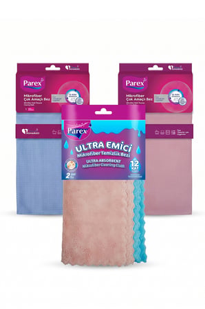 Çok Amaçlı 4'lü Mikrofiber Bez Seti