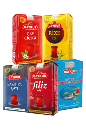 Kamelya Çay Çiçeği Filiz Rize ve Tirebolu Dökme Çay Paketi
