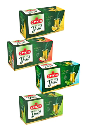 Herdem Sade Naneli Elmalı ve Limonlu Yeşil Çay Paketi