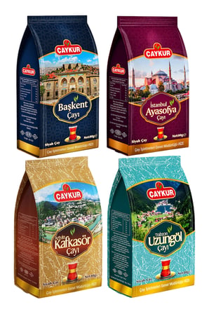 Uzungöl Kafkasör Ayasofya ve Başkent 80gr Bölgesel Çay Paketi