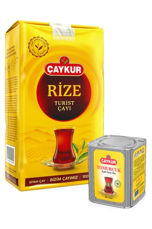 Tomurcuk Kokulu 125gr ve Rize Turist 1kg Dökme Çay Paketi