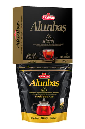 Altınbaş 100'lü Bardak ve 80'li Demlik Poşet Çay Paketi