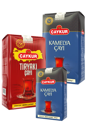Tiryaki 1kg, Kamelya 500gr ve 1kg Dökme Çay Paketi