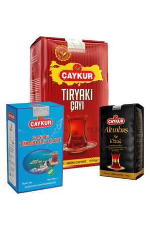 Tiryaki 1kg, Altınbaş 200gr, 42 No Tirebolu 500gr Dökme Çay Paketi