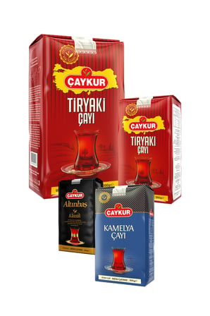 Tiryaki 500gr ve 1kg, Kamelya 500gr, Altınbaş 200gr Dökme Çay Paketi