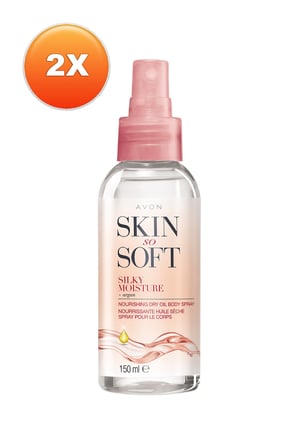 Skin So Soft Silky Nemlendirici Besleyici Kuru Yağ Vücut Spreyi 150 Ml. İkili Paket