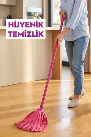 Saplı Standart Paspas ve Mikrofiber Yer Bezi Paketi