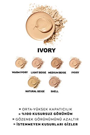 Avon Flawless Pata Krem Fondöten 9 gr. Ivory