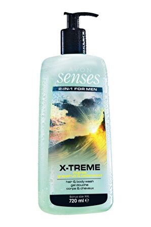 Avon X Treme Tüm Ciltler İçin Kalıcı Kokulu Vücut Şampuanı 720 ml