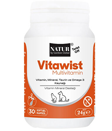 Natur Vitawist Multivitamin 30 Soft Jel Kapsül 24 gr