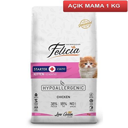 Felicia Az Tahıllı Tavuklu Yavru Kedi Maması 1 Kg AÇIK