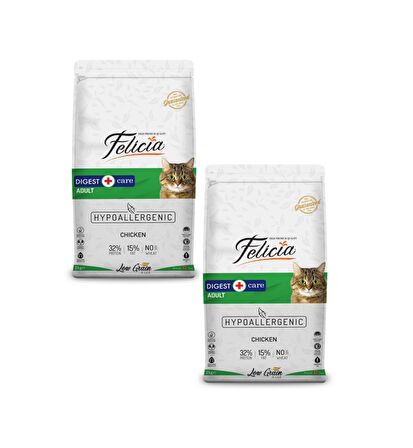 Felicia Az Tahıllı  HypoAllergenic Tavuklu Yetişkin Kedi Maması 2 Kg (2 ADET)