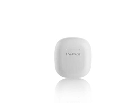 Vollmond VL201 Bluetooth 5.3 IPX6 Level Suya ve Tere Dayanıklı Tasarım TWS Kablosuz Kulaklık Beyaz 