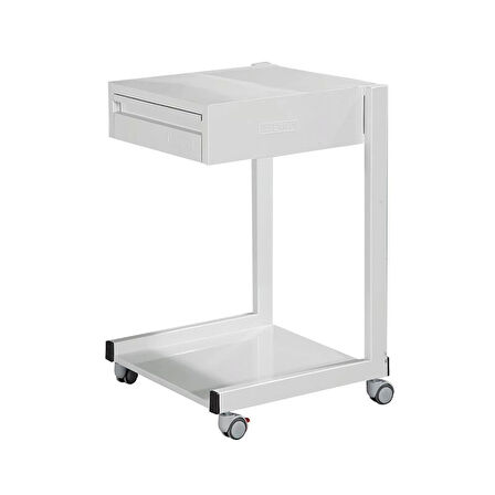 Çekmeceli Cihaz Arabası | Metal Gövde, Antibakteriyel Boyalı, Antistatik Tekerlekli E-234
