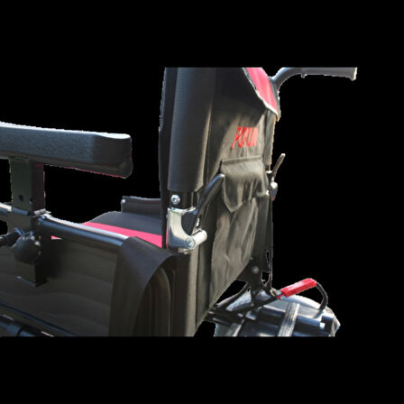 Poylin P201 Katlanabilir Akülü Tekerlekli Sandalye | Çelik Gövde, Kompakt Tasarım, 120 kg Taşıma Kapasiteli