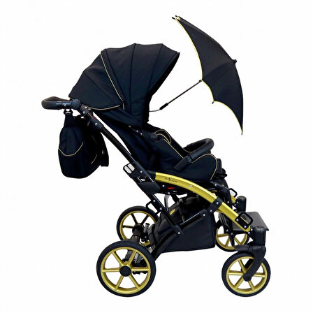 Mywam Mewa Full Aksesuarlı Engelli Çocuk Puseti | 8 Parça Donanım, Ayarlanabilir Koltuk ve Sırtlık, Katlanabilir Çift Parçalı Puseti