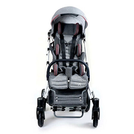 Mywam Grizzly Engelli Çocuk Puseti | Çift Yönlü Montaj, Yatar Sırtlık, Tam Destekli Sistemli 45 kg Taşıma Kapasiteli