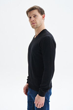 Arma Erkek Slim Fit Basic V Yaka Triko Kazak K9KRO0852 