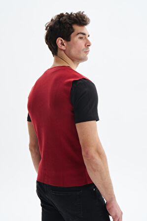 Arma Erkek Slim Fit Basic %100 Pamuk Triko Yelek K9KRO0853 