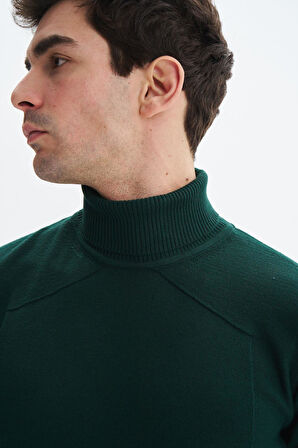 Arma Erkek Slim Fit Likralı Akrilik Kumaş Boğazlı Yaka Triko Kazak K0KRO0862 