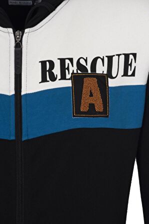 Arma Erkek Kapşonlu Fermuarlı Sweatshirt 
