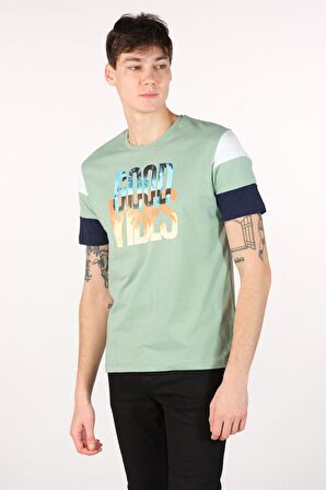 Arma Erkek Bisiklet Yaka Tişört 