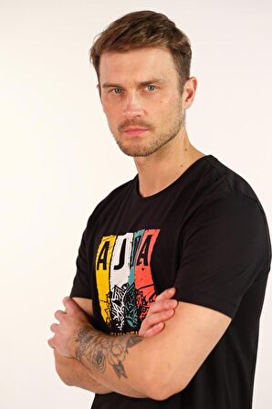 Arma Erkek Bisiklet Yaka Tişört 