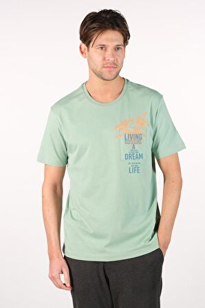 Arma Erkek Bisiklet Yaka Tişört 