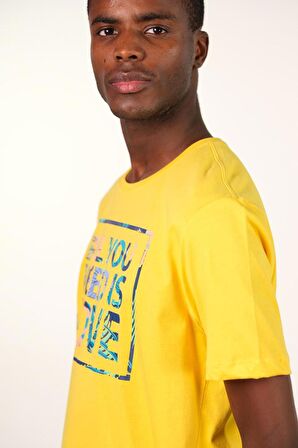 Arma Erkek Bisiklet Yaka Tişört 