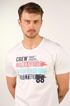 Arma Erkek Bisiklet Yaka Tişört 