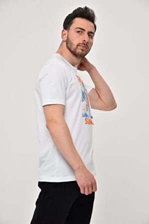 Arma Erkek Bisiklet Yaka Tişört 
