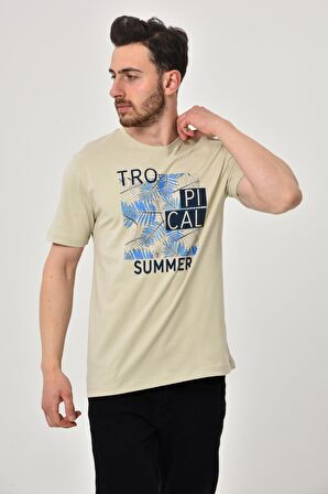 Arma Erkek Bisiklet Yaka Tişört 