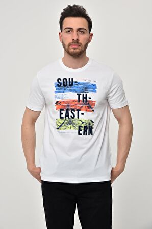 Arma Erkek Bisiklet Yaka Tişört 