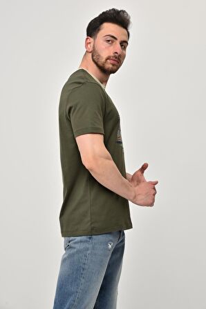 Arma Erkek Bisiklet Yaka Tişört 