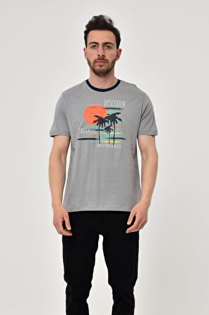 Arma Erkek Bisiklet Yaka Tişört 