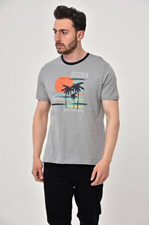 Arma Erkek Bisiklet Yaka Tişört 