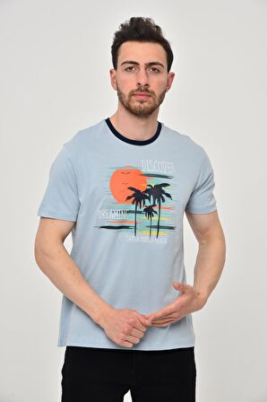 Arma Erkek Bisiklet Yaka Tişört 