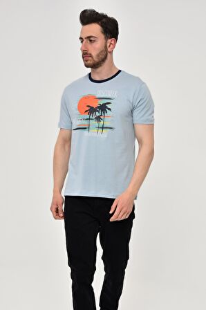 Arma Erkek Bisiklet Yaka Tişört 