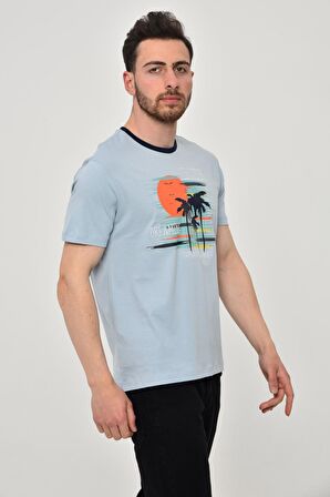 Arma Erkek Bisiklet Yaka Tişört 