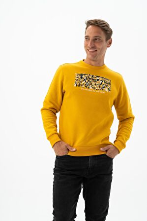 Arma Erkek Bisiklet Yaka Sweatshirt 