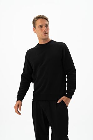 Arma Erkek Bisiklet Yaka Sweatshirt 