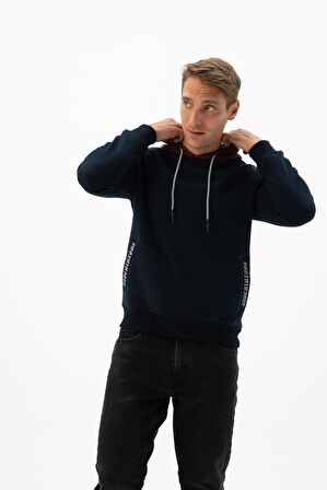 Arma Erkek Kanguru Cepli Kapüşonlu Sweatshirt 