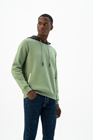 Arma Erkek Kanguru Cepli Kapüşonlu Sweatshirt 