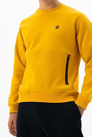 Arma Erkek Bisiklet Yaka Sweatshirt 