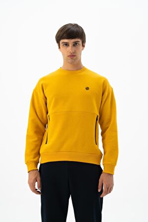 Arma Erkek Bisiklet Yaka Sweatshirt 