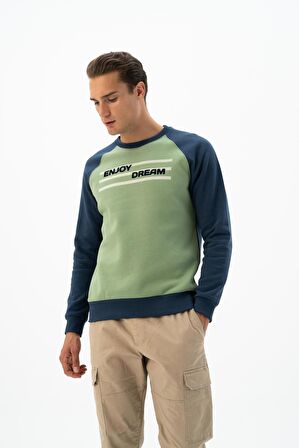 Arma Erkek Bisiklet Yaka Sweatshirt 