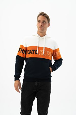 Arma Erkek Kanguru Cepli Kapüşonlu Sweatshirt 